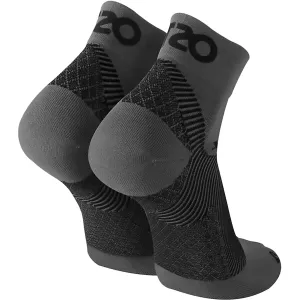 Unisex OS1st FS4 Quarter Plantar Fasciitis Socks Pair Grey