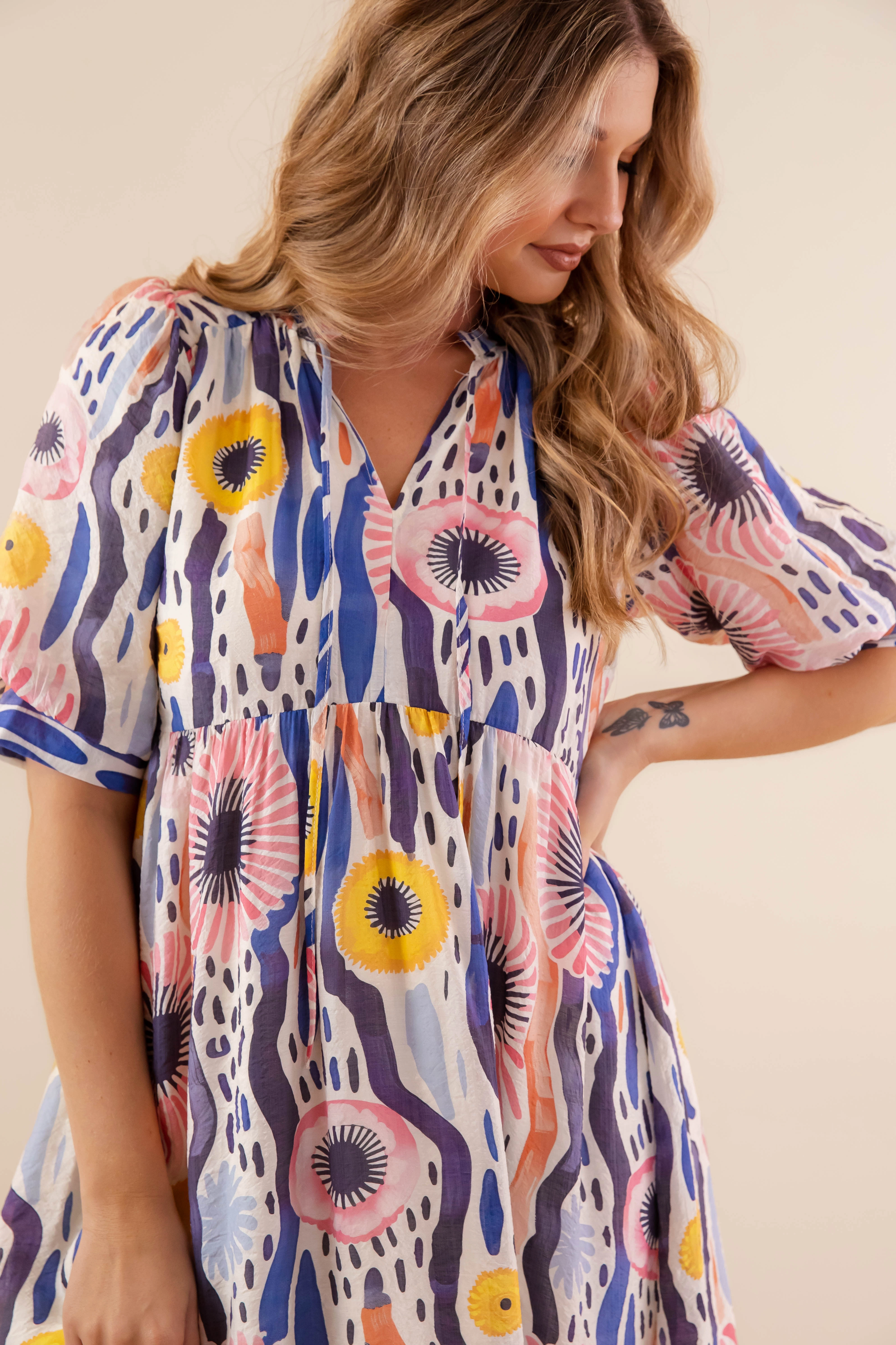 RESTOCK: Sips and Sunshine Midi Dress Body Ease