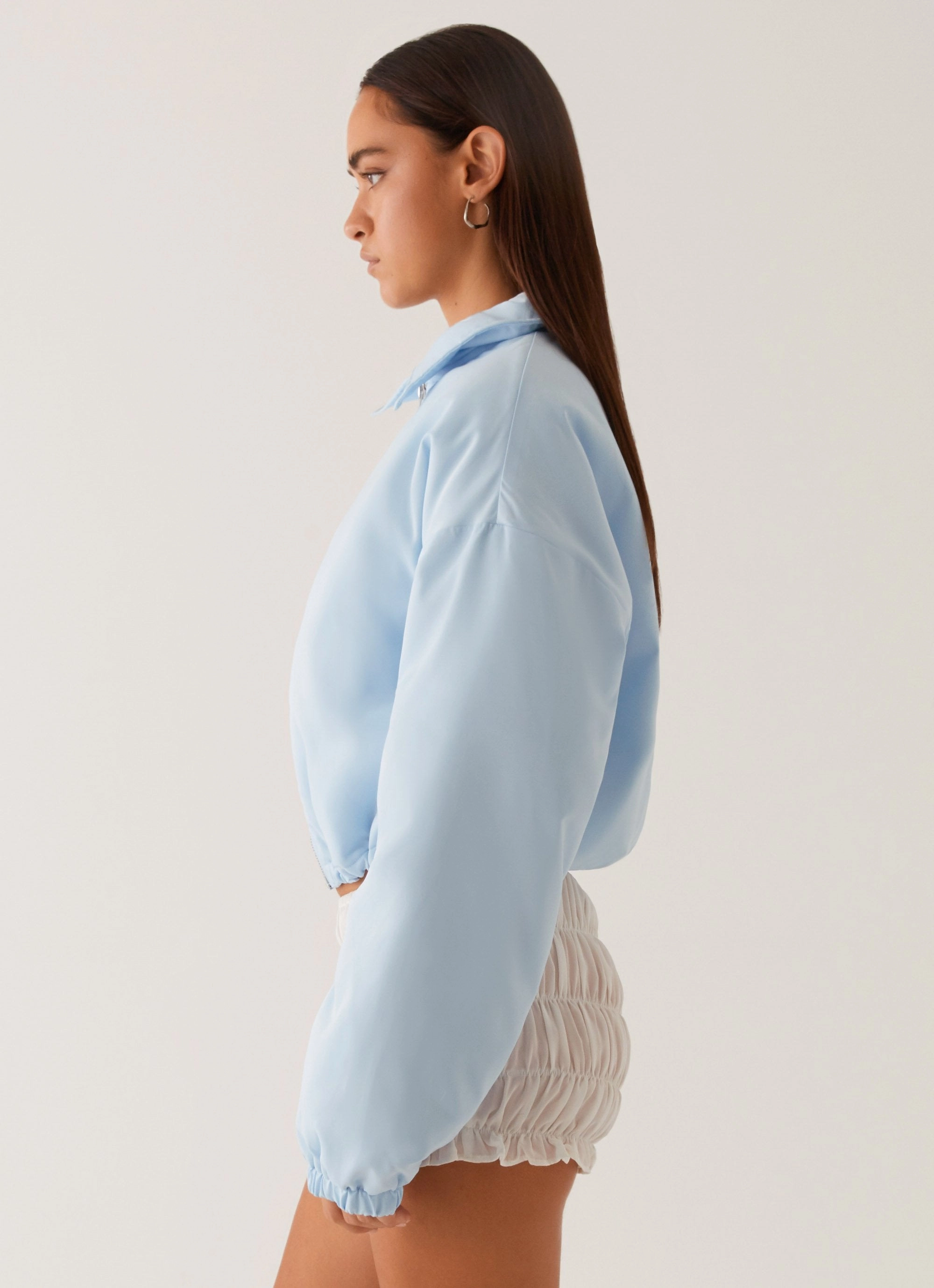 UV protection layer Baltimore Bomber Jacket - Pale Blue