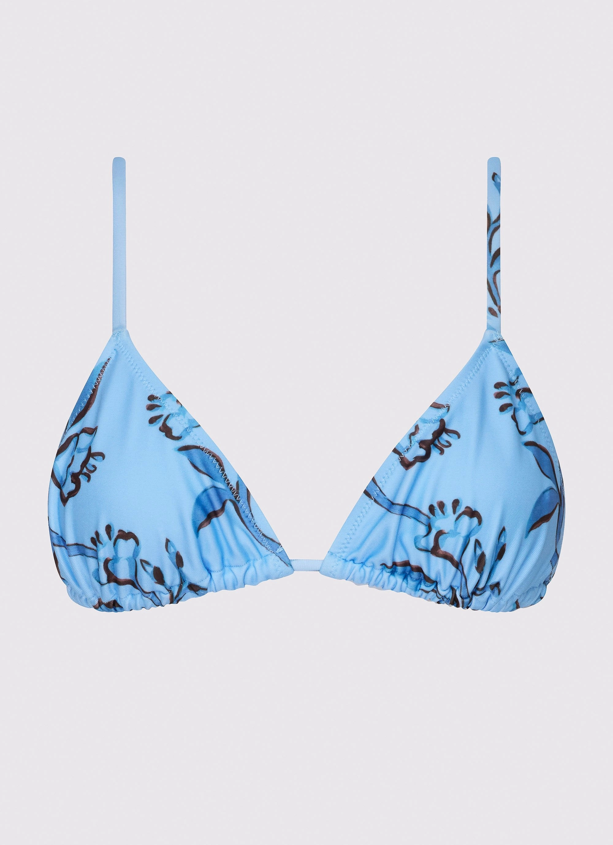 Calista Bikini Top - Blue Floral Print advertising Limited Edition