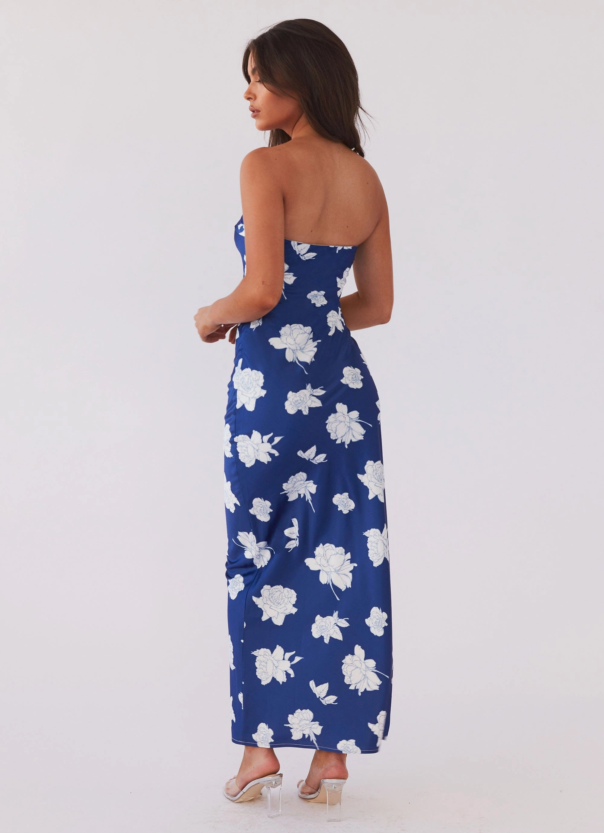 Skin-friendly Summer Friendly What I Want Maxi Dress - Navy Flora