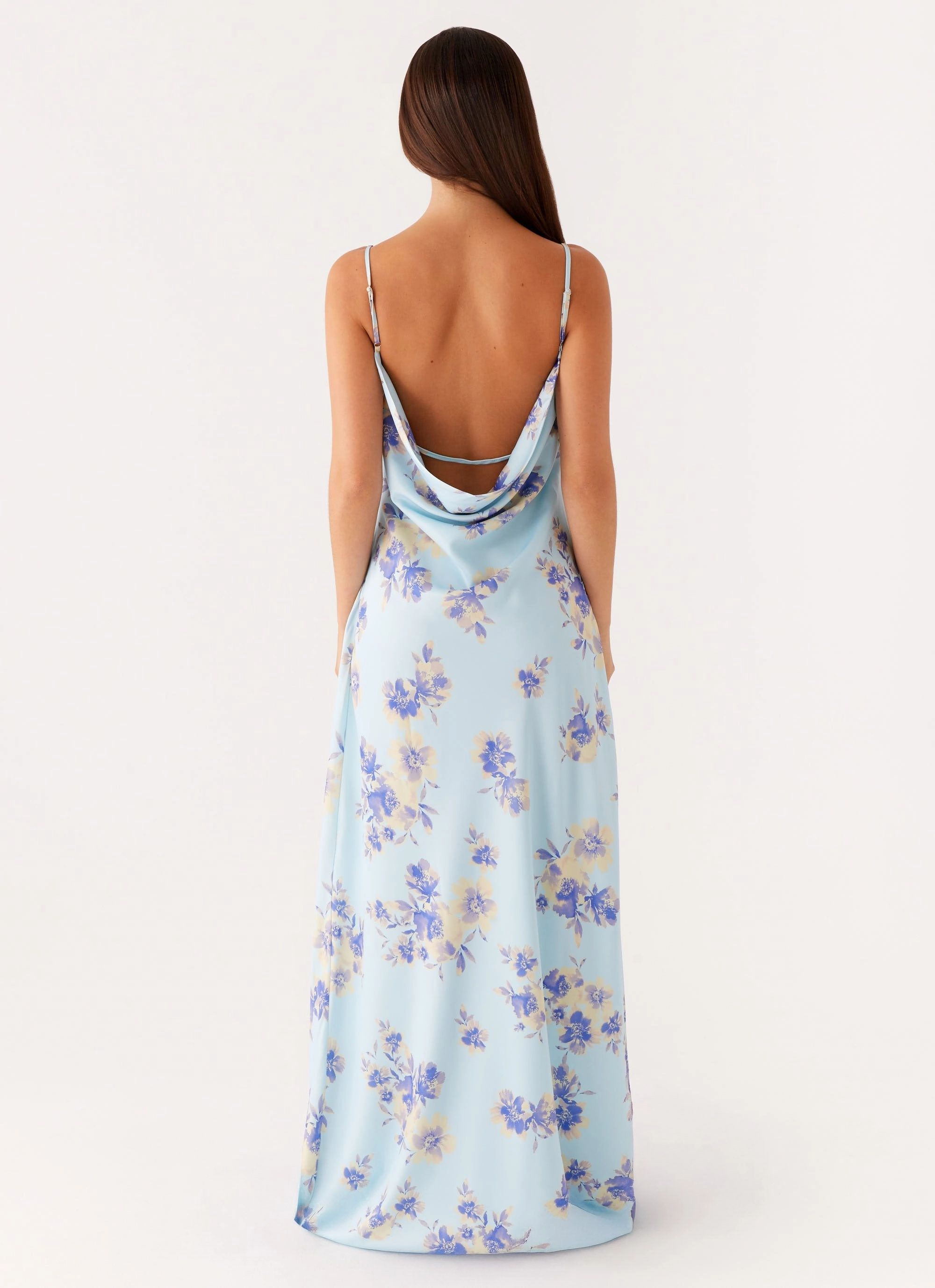 Liana Cowl Maxi Dress - Print Cool Comfort Free Step