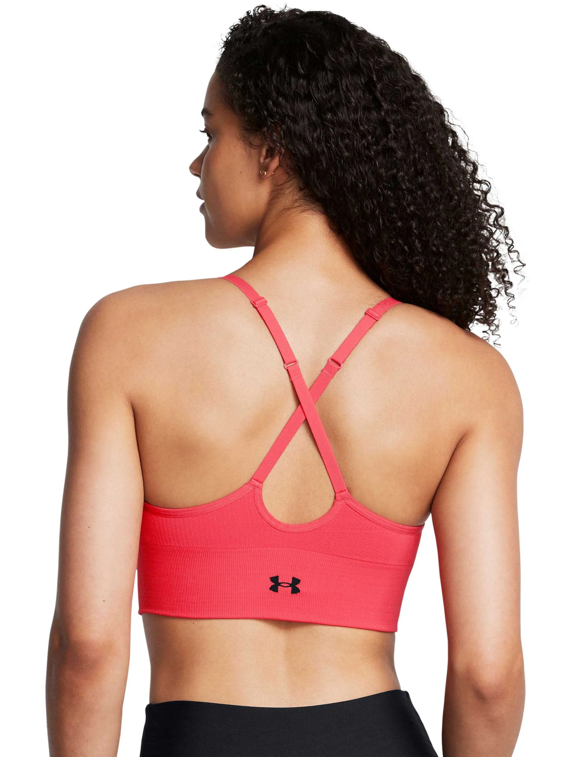 Vanish Seamless Low Sports Bra - Racer Red/Black