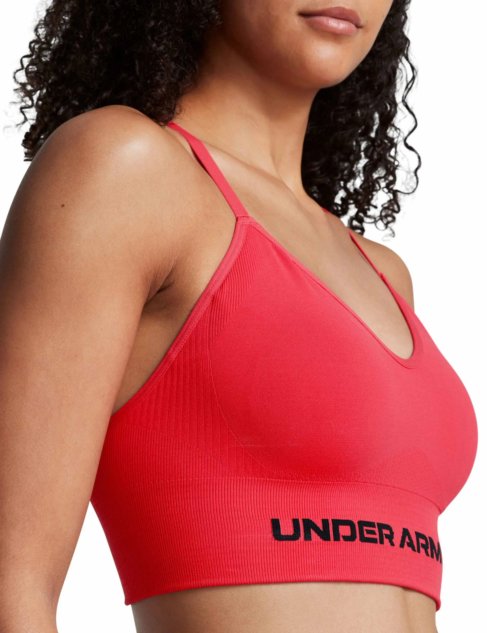 Vanish Seamless Low Sports Bra - Racer Red/Black