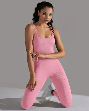 Veda Seamless Jumpsuit - Pink