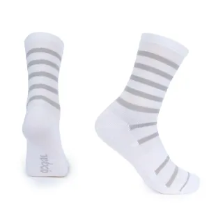 VELOCIO SOCKS BRETON SIGNATURE LIGHT GREY