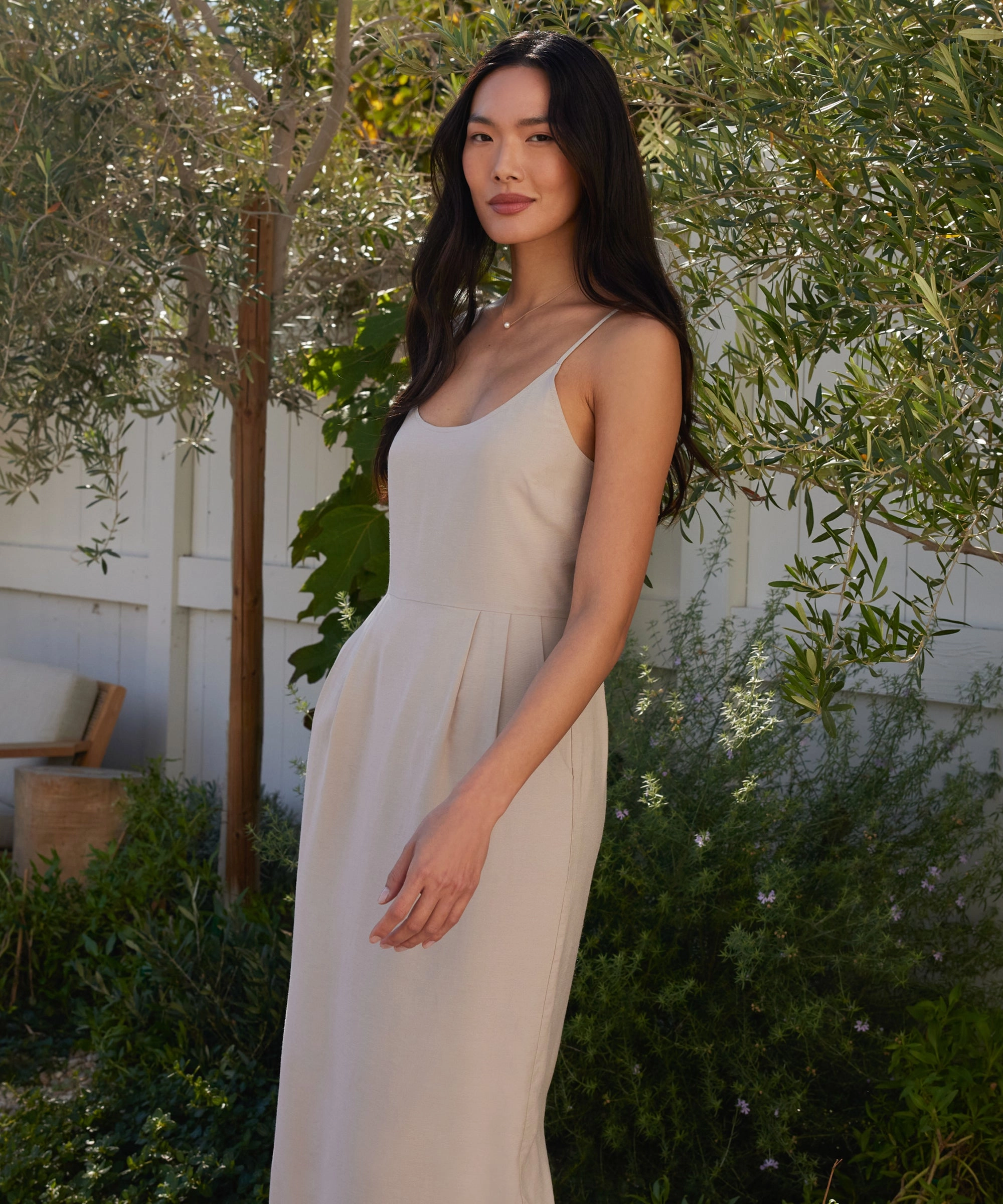 All-Season Comfort Monochrome Mood Rove Dress