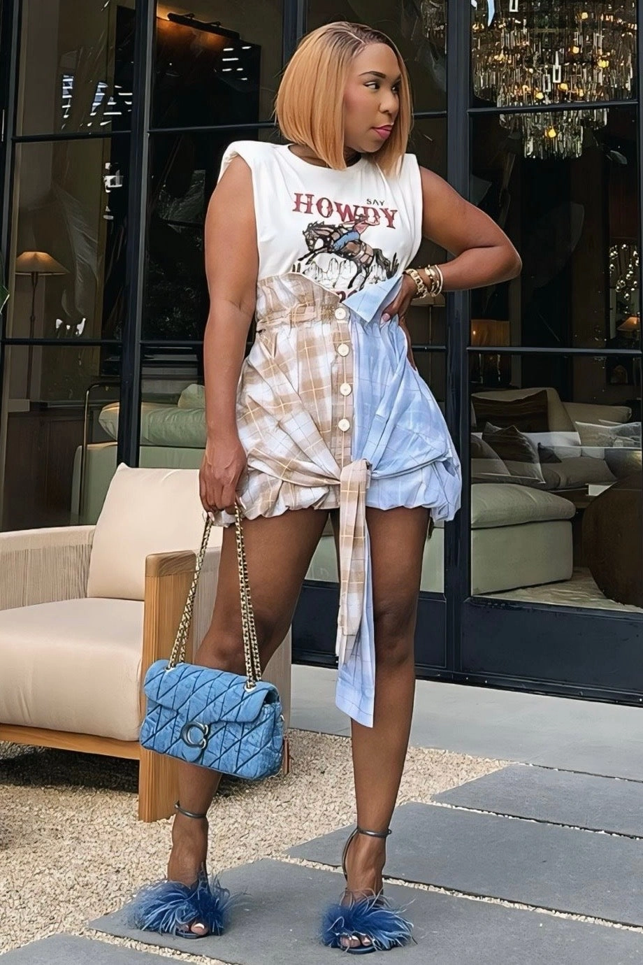 Veronica Howdy Bubble Skirt Feminine Cut