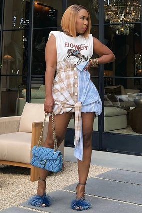 Veronica Howdy Bubble Skirt Feminine Cut
