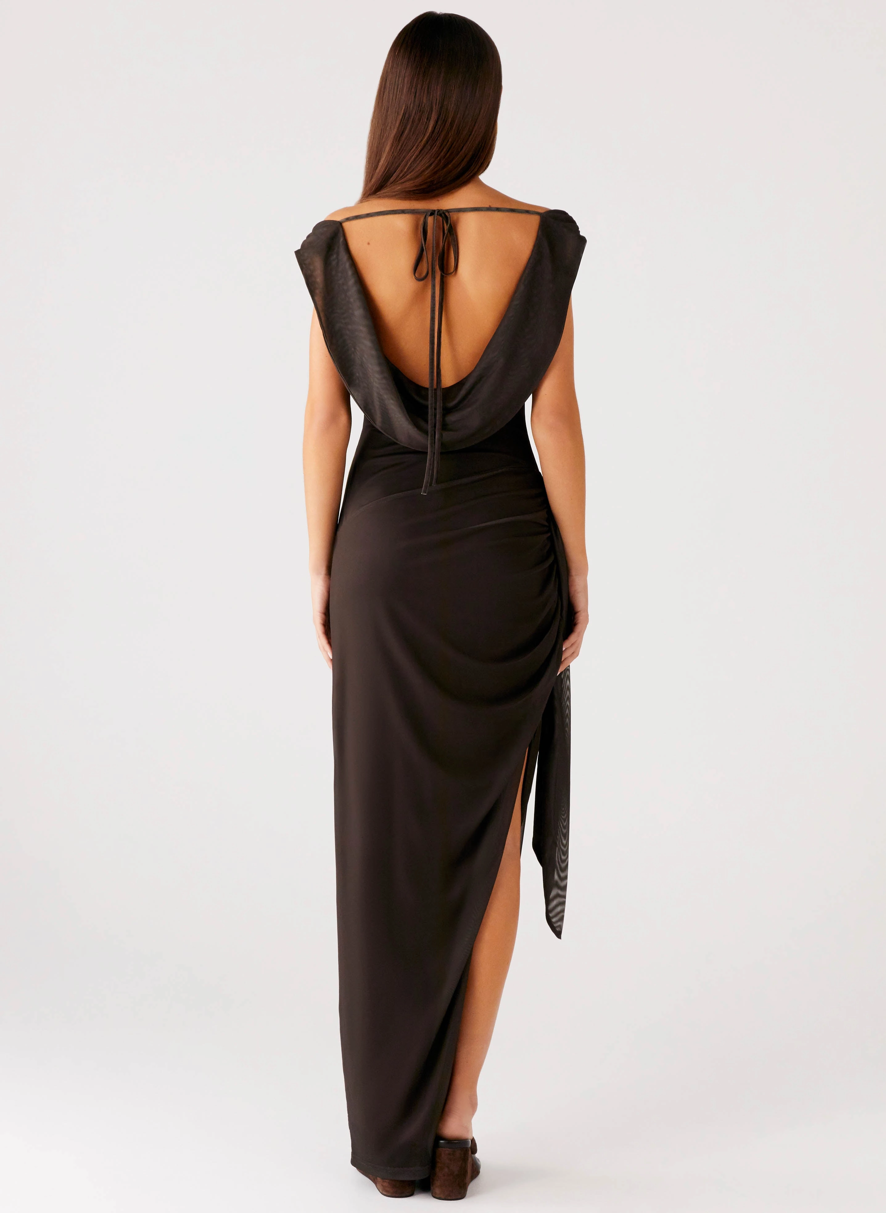 Good Fortune Maxi Dress - Lime Flower Light Weave