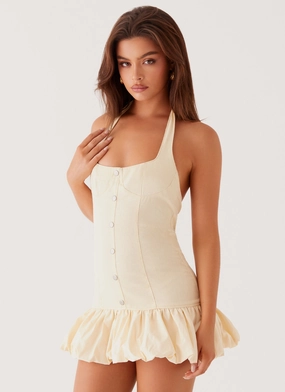 Georgina Denim Mini Dress - Antique Casual and Stylish Easy Comfort