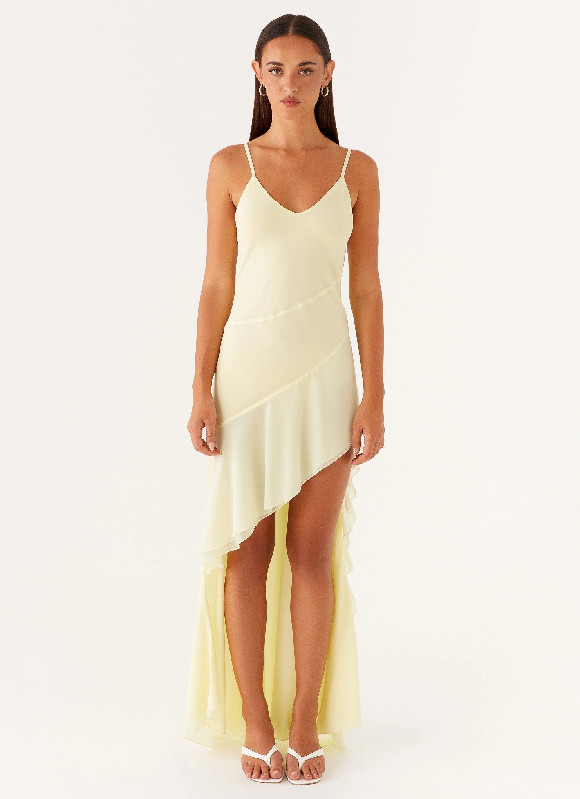 Ariel Maxi Dress - Baby Yellow Vibrant Light