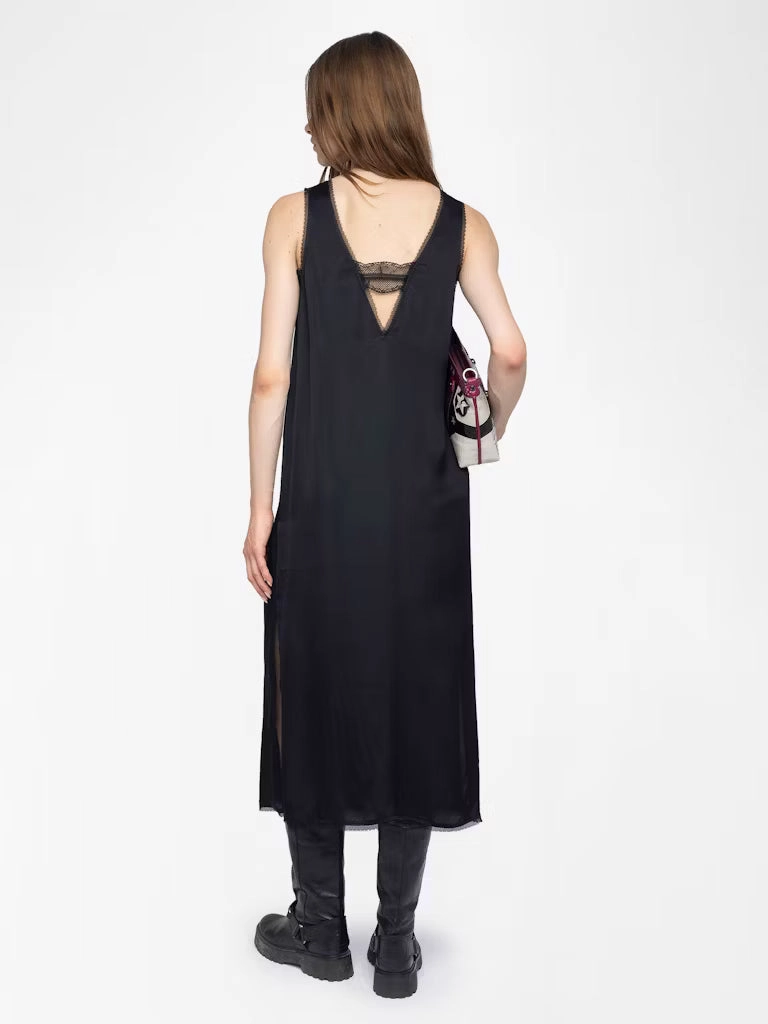 Flowy summer gown Cozy Fit Zadig & Voltaire Renzo Satin Dress