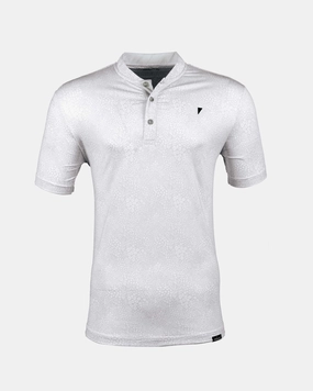 Light Gray Grove Blade Collar Polo Easycare FrictionResistant Trim