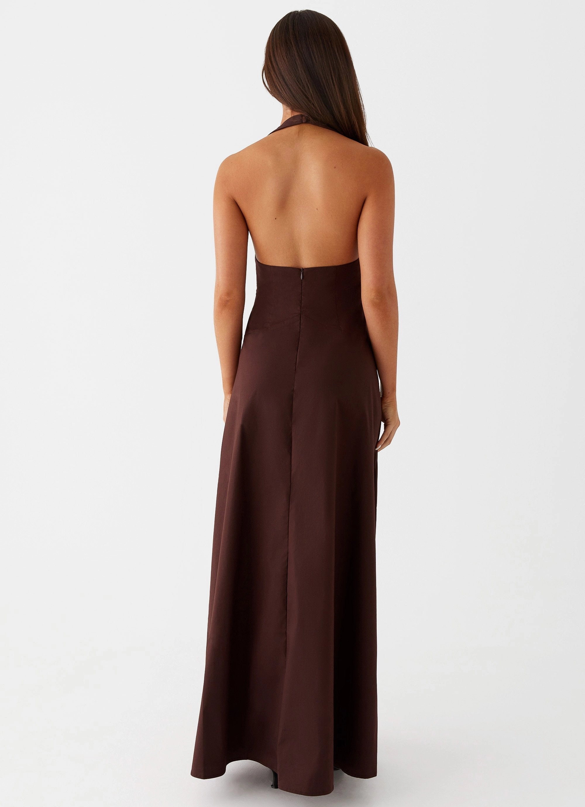Vestige Maxi Dress - Chocolate Cool Look
