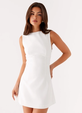 Lulita Mini Dress - White Must Have Lounge Mode