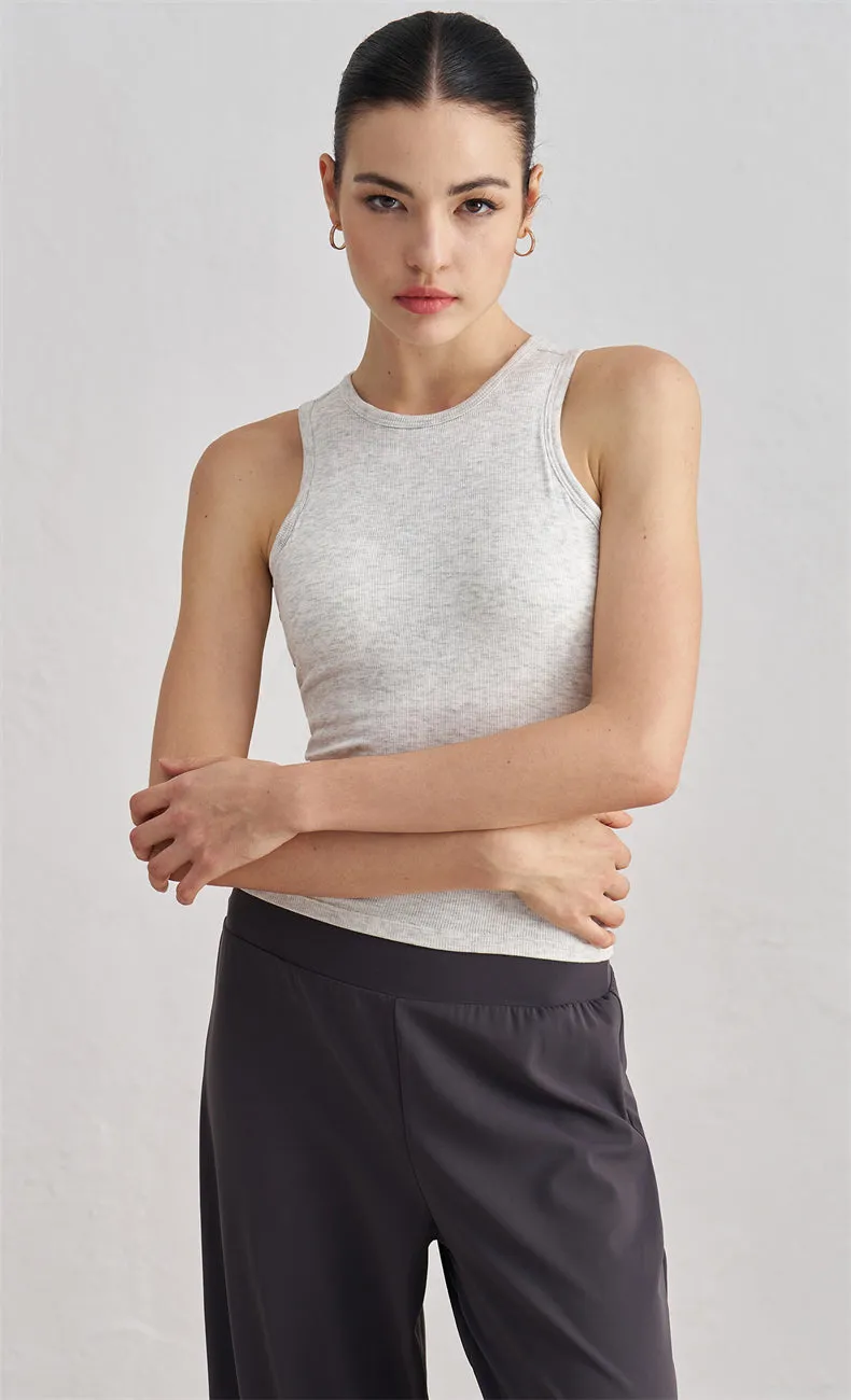 Victoria Ribbed Slim Tank Top