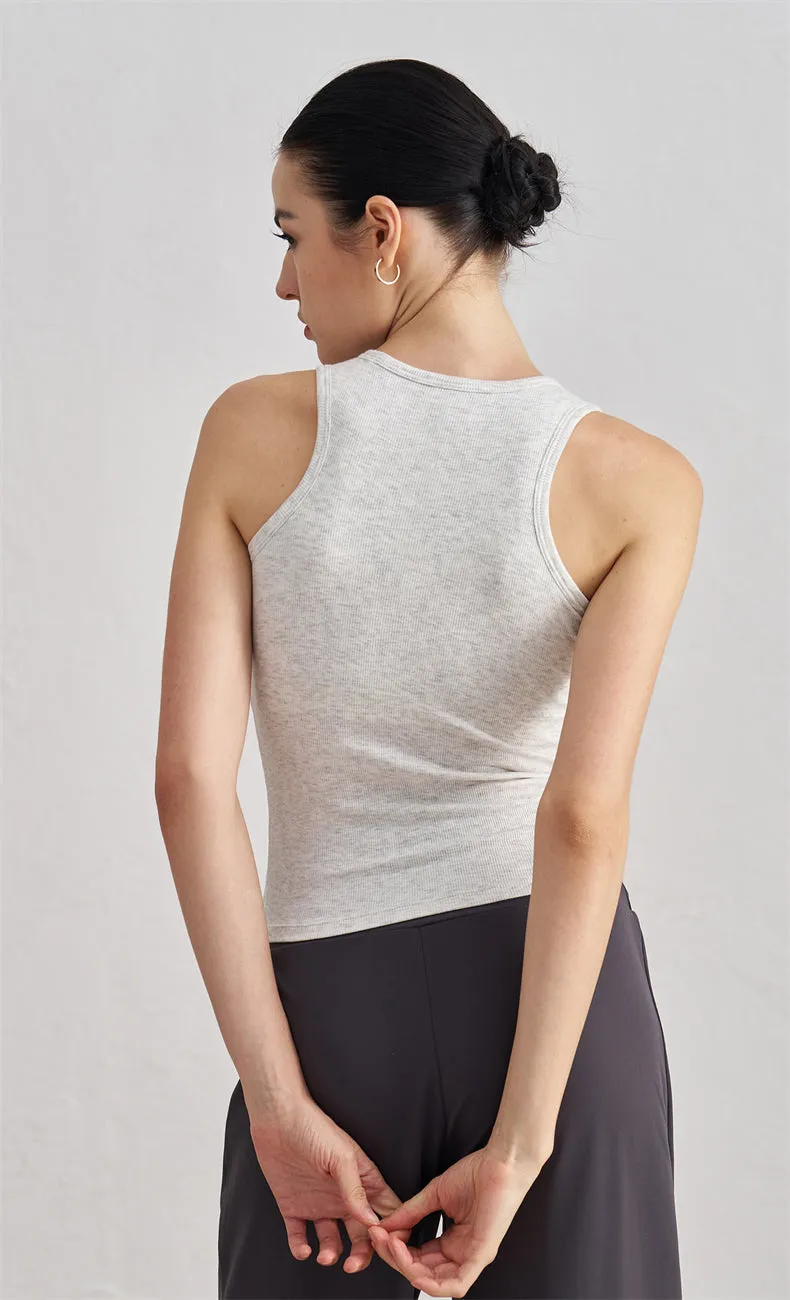 Victoria Ribbed Slim Tank Top