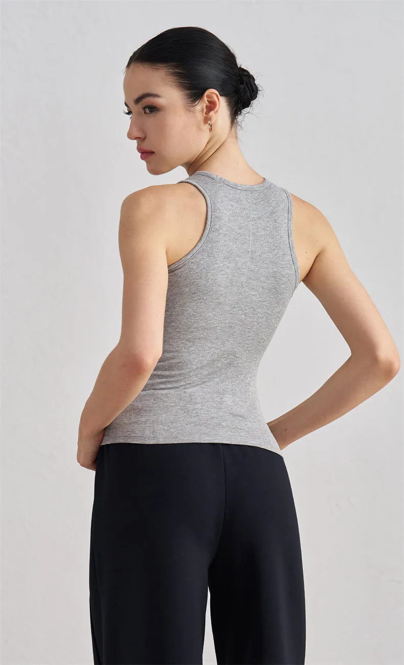 Victoria Ribbed Slim Tank Top
