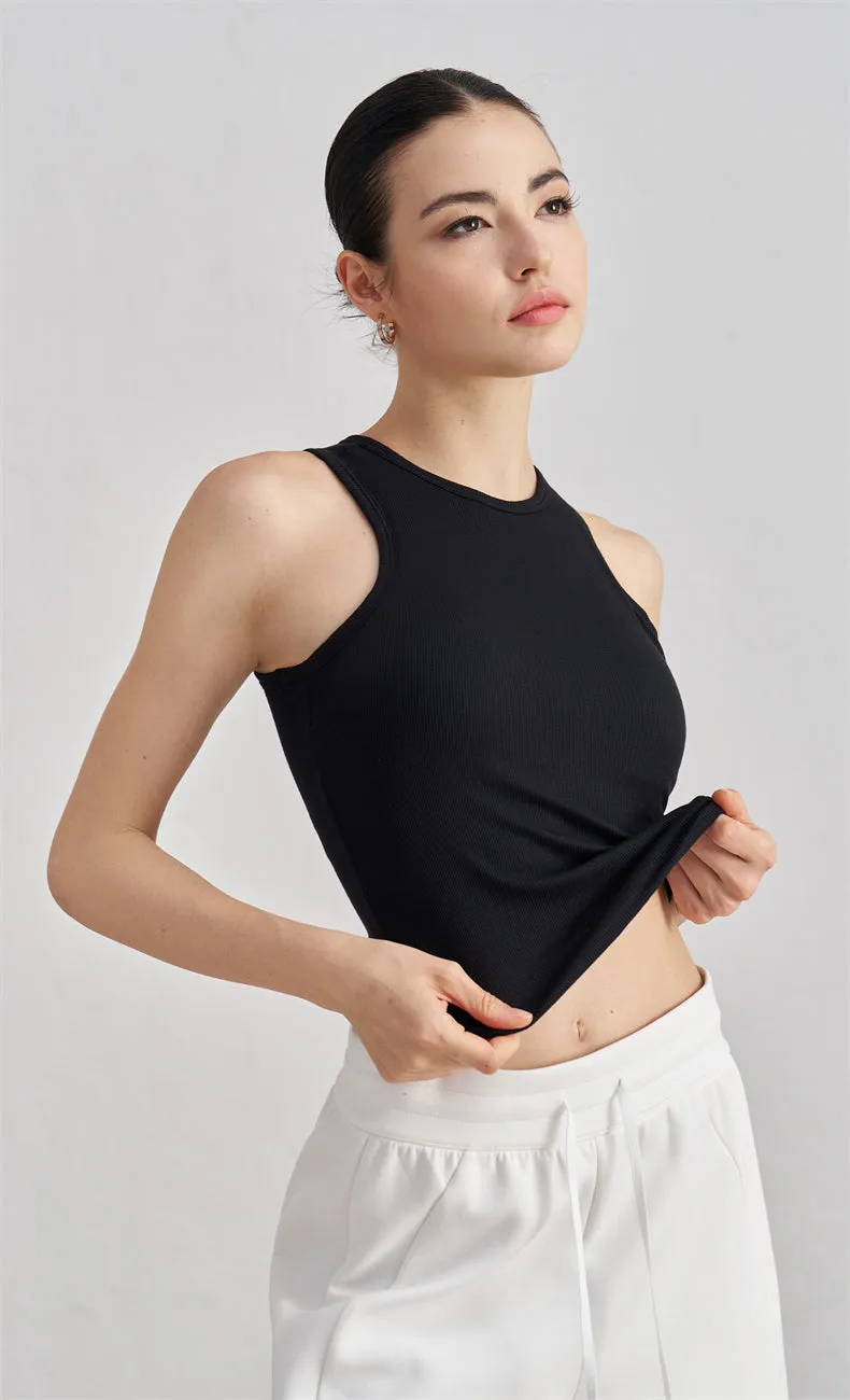 Victoria Ribbed Slim Tank Top
