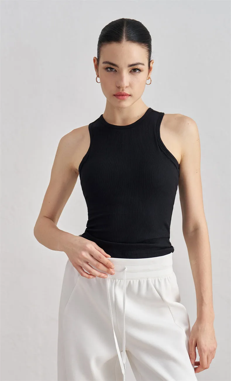 Victoria Ribbed Slim Tank Top