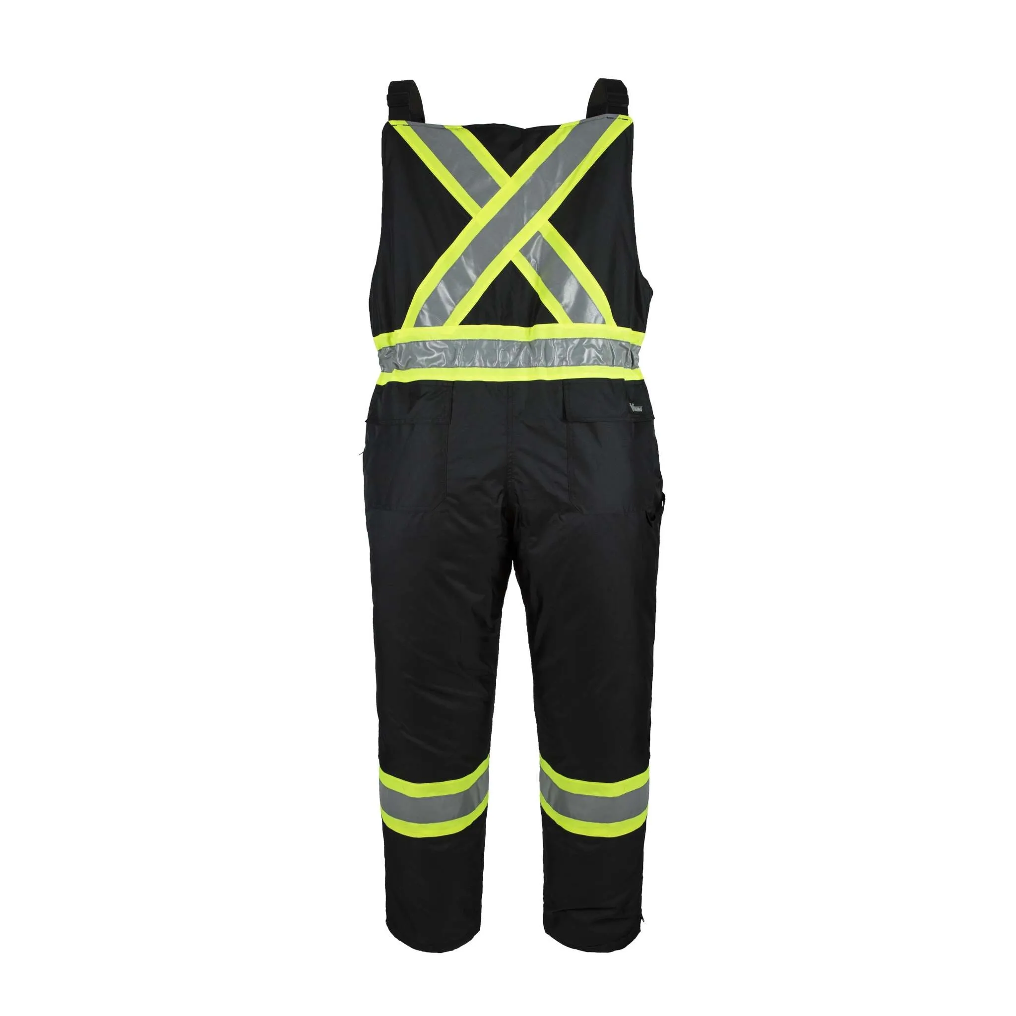 Viking Handyman® 6328P Insulated 300D Bib Pants, Water & Wind Proof, -30°C Protection, CSA Z96-15 Class 2/3, Reflective, Heavy-Duty | Sizes S-4XL