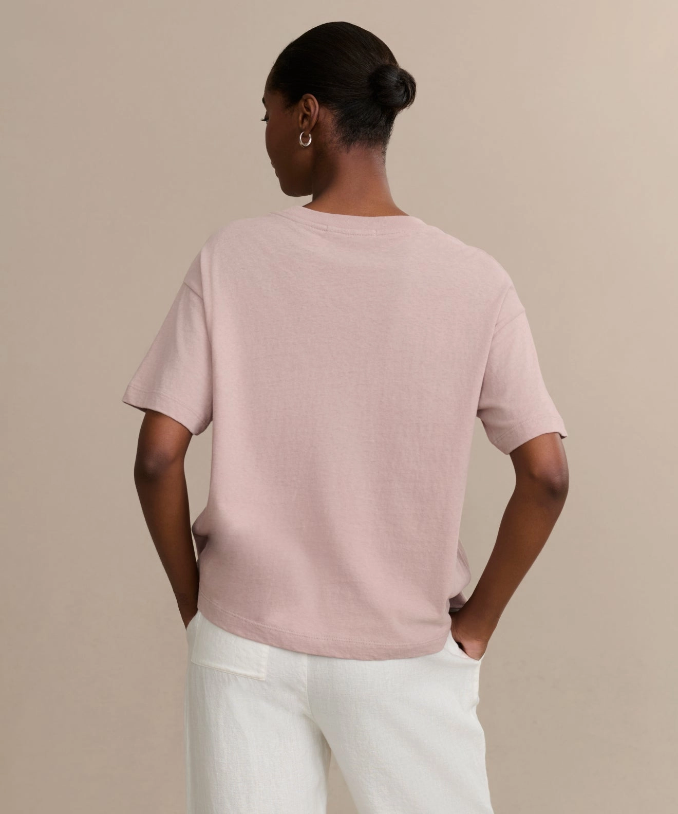 Ventilated Panel Design Vintage Pocket Tee