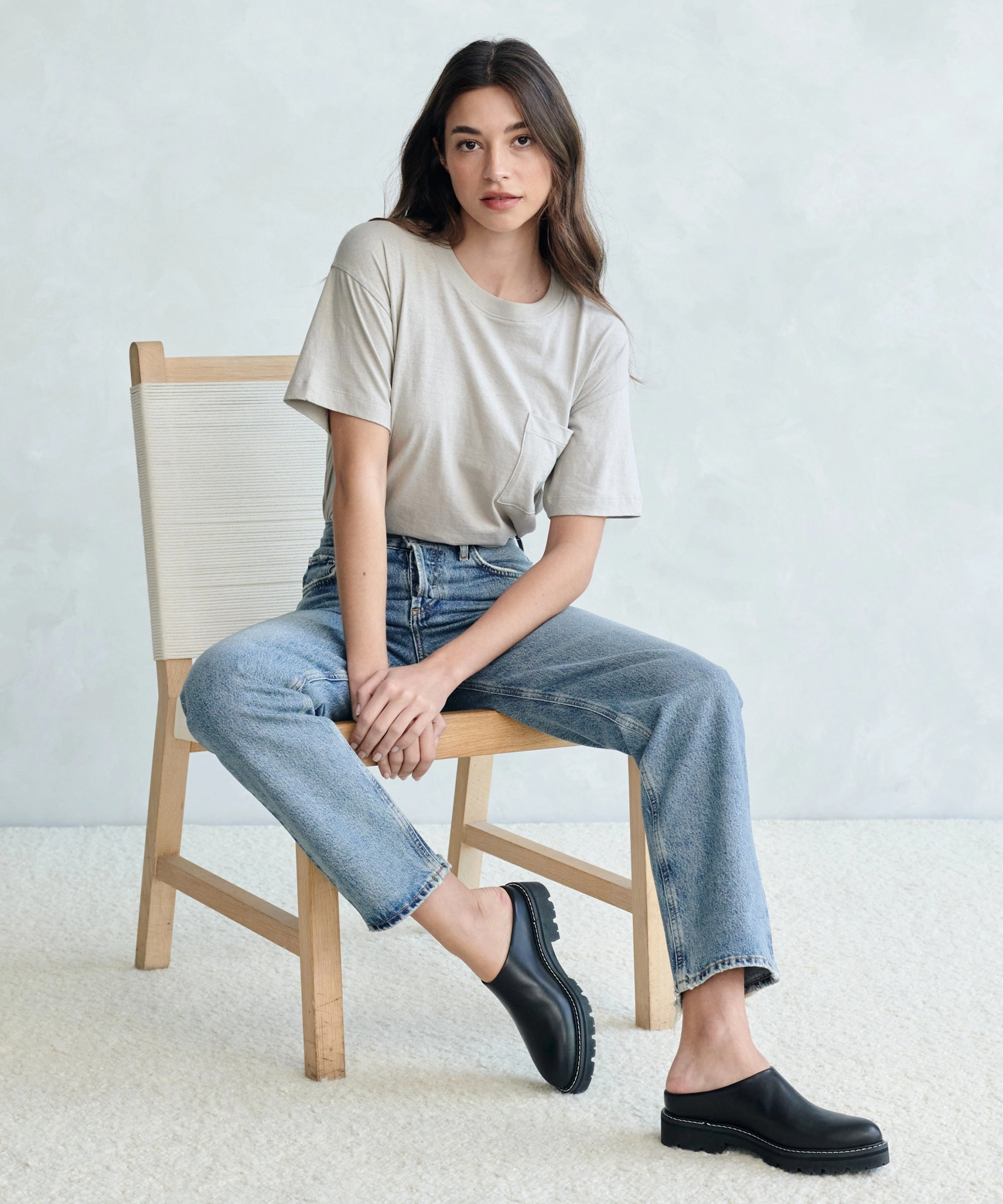 LightReflective Vintage Pocket Tee