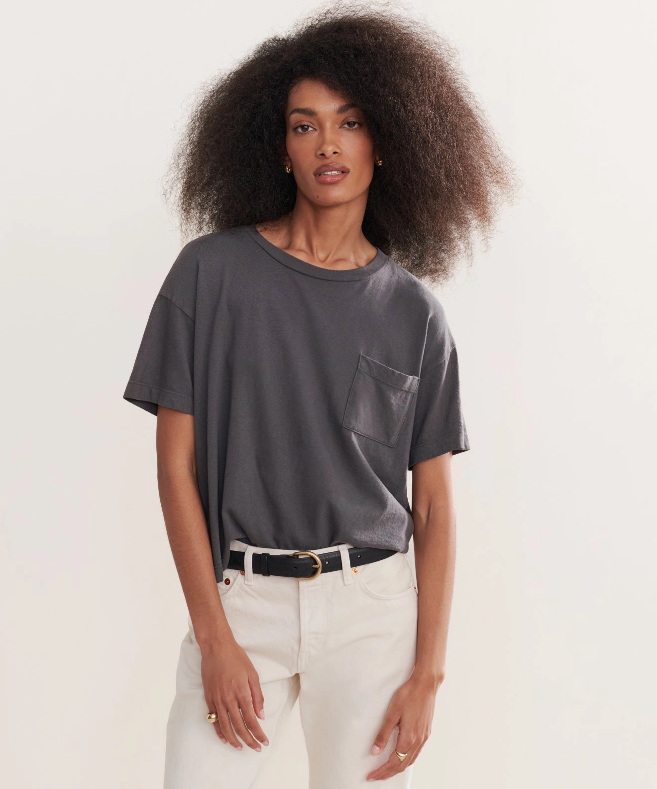 Odor Resistant AntiPilling Surface Vintage Pocket Tee