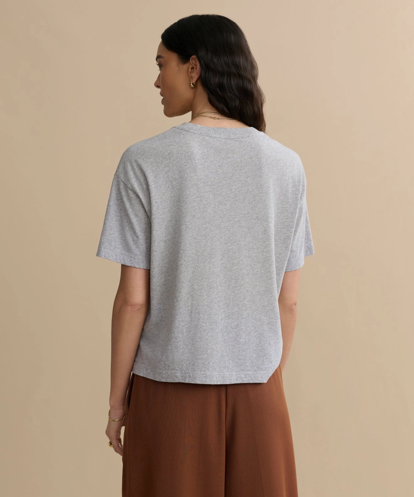 Reflective Safety Trim Biodegradable Fiber Composition Vintage Pocket Tee