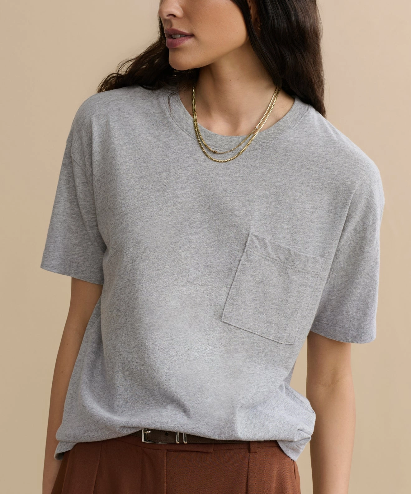 Vintage Pocket Tee All Day Comfort Basic Dress