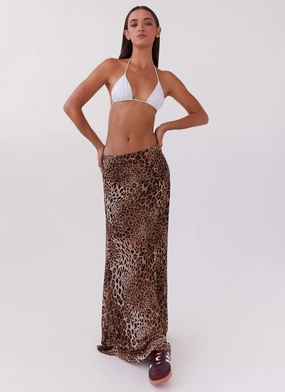 Movement Comfort Violetta Maxi Skirt - Leopard