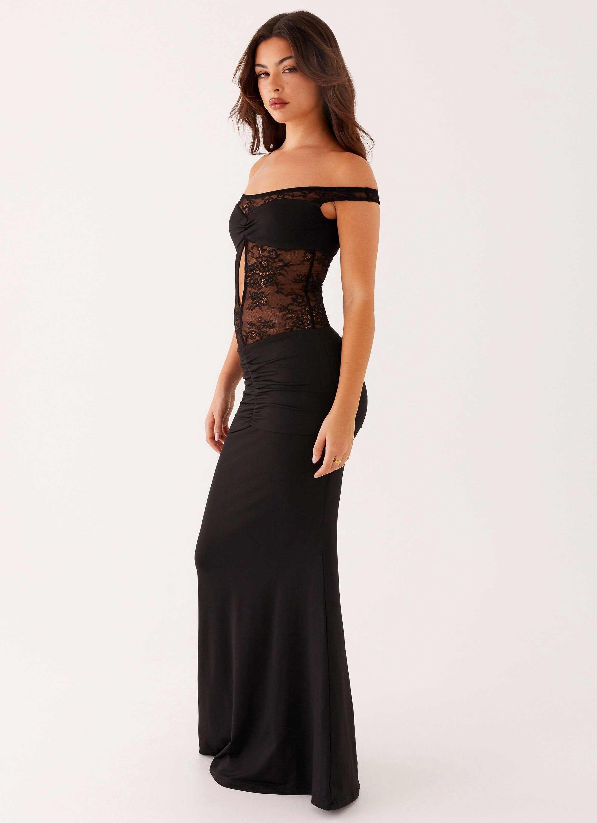 Virgo Maxi Dress - Black Stylish and Simple