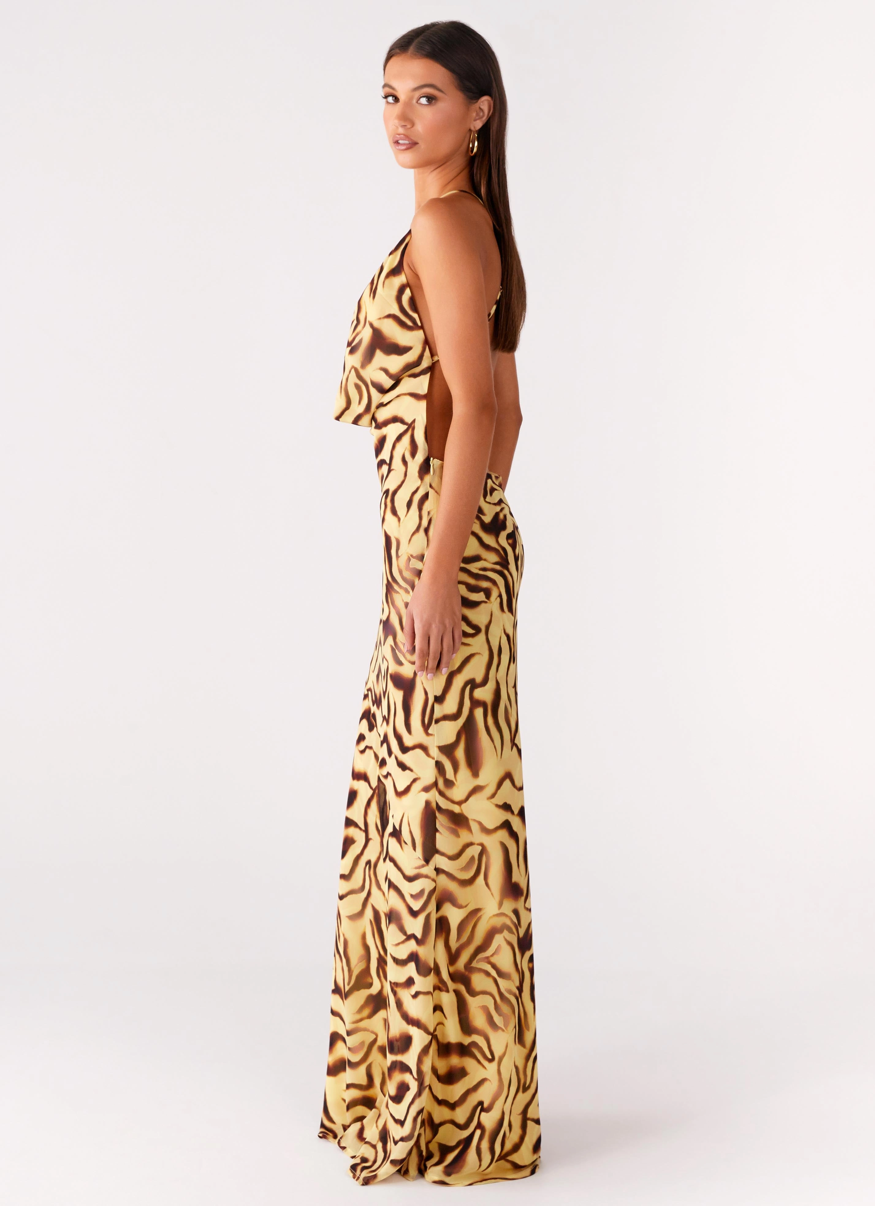 Viva Lune Maxi Dress - Laguna Print Timeless Style