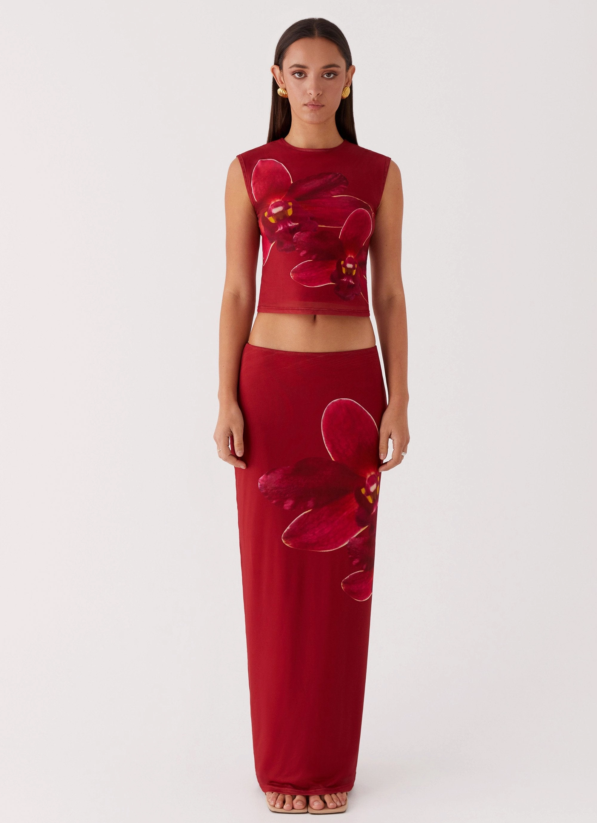 Flexible Joint Articulation All Day Fit Waiting for Dawn Mesh Top - Rosa