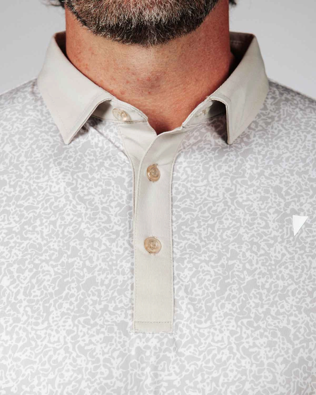 Warm Gray Sandstone Classic Polo ReinforcedEdges