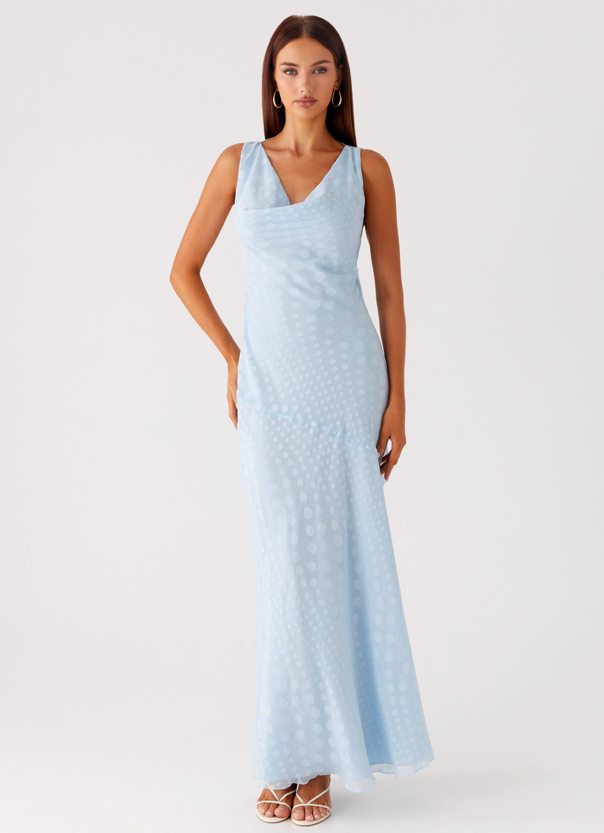 Sundance Chiffon Maxi Dress - Blue Multi Season