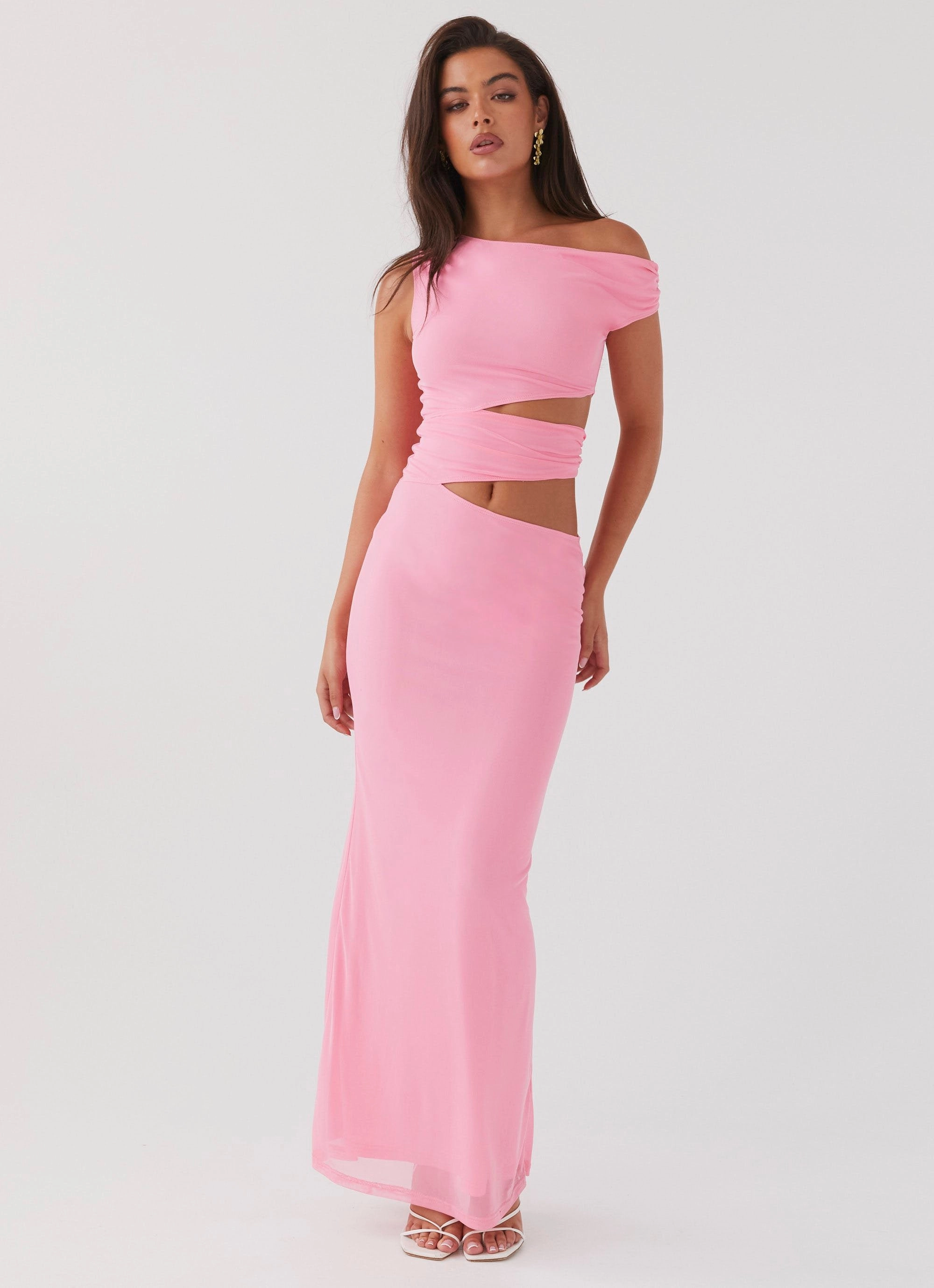 Margot One Shoulder Maxi Dress - Candy Daily Essential