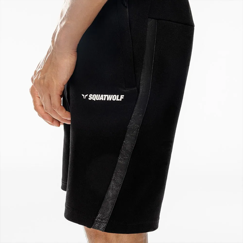 Warrior Panel Shorts - Black