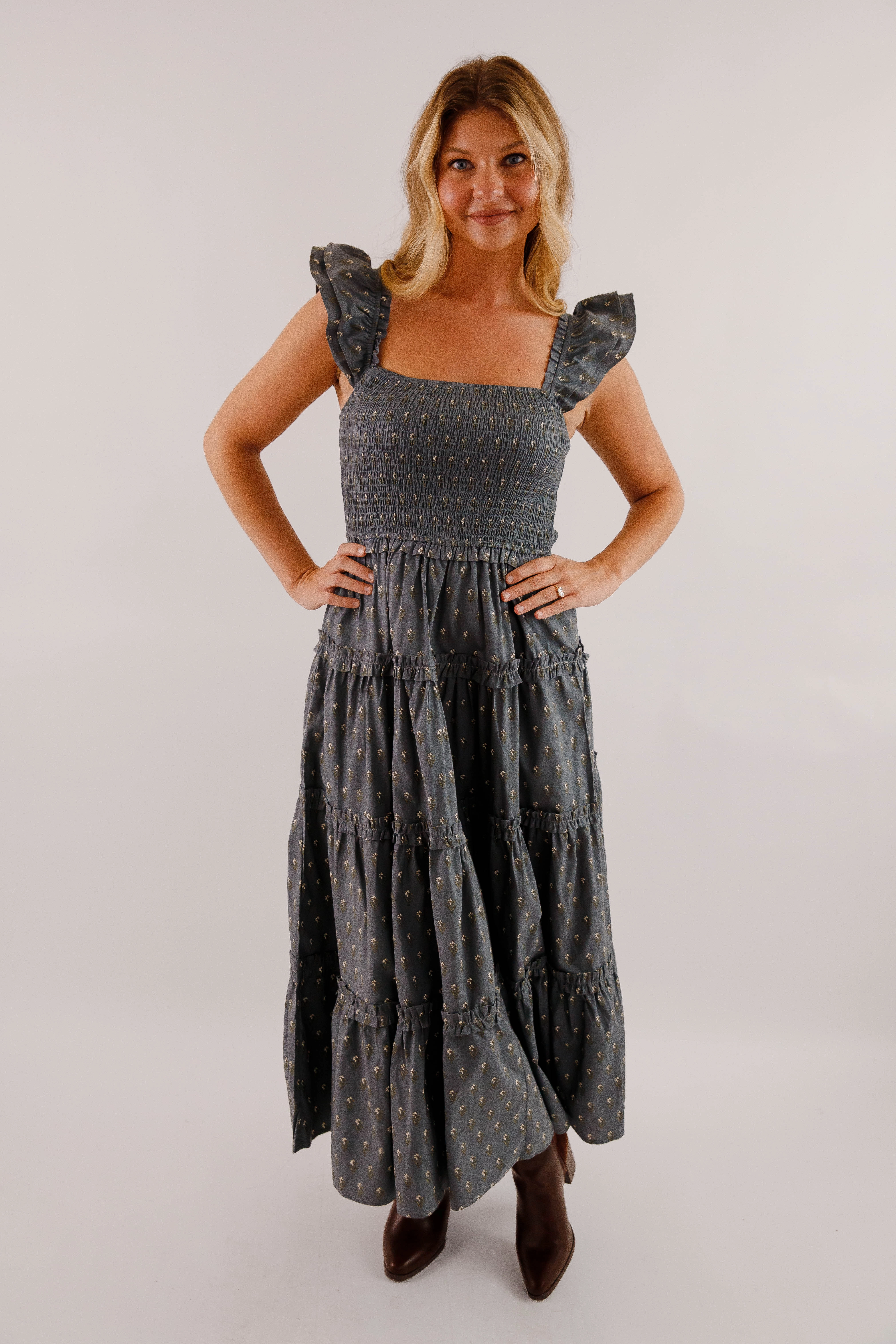 Trust Me On This Midi Dress Drawstring-Waist