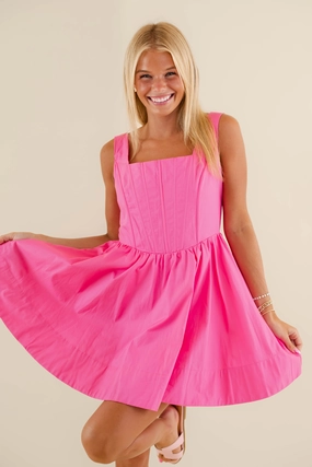 Polite Tone Turning Things Around Dress