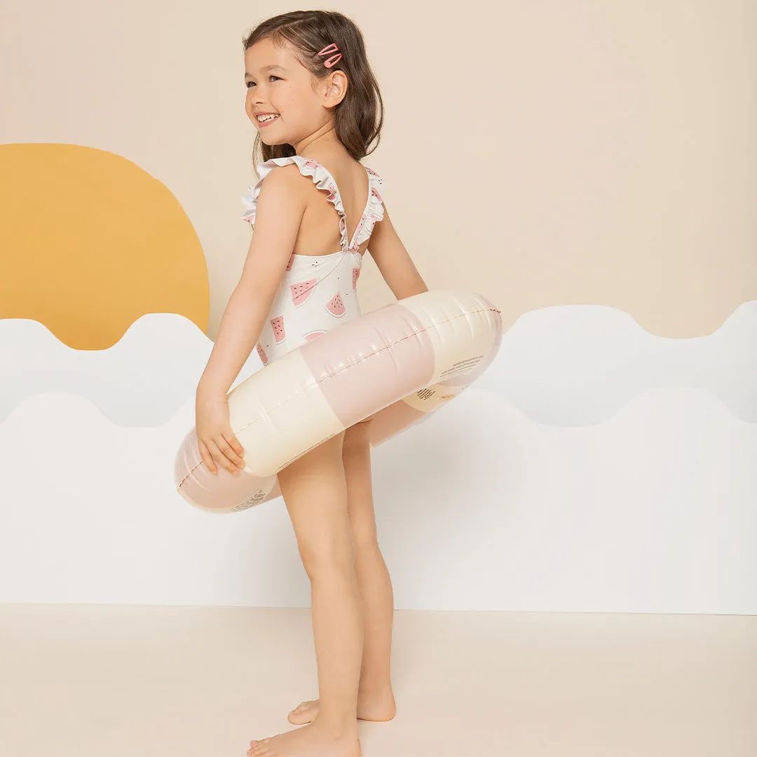 Watermelons on Crème One-Piece Swimsuit | Petit Lem