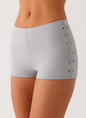Roxy Mini Shorts - Grey Essential Fit