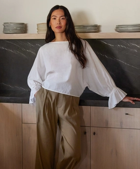 NoSlipGripperBand Cape Blouse