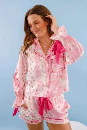 Rose Garden Dreaming Pajama Top ZeroWaste Construction Sustainable Manufacturing Process
