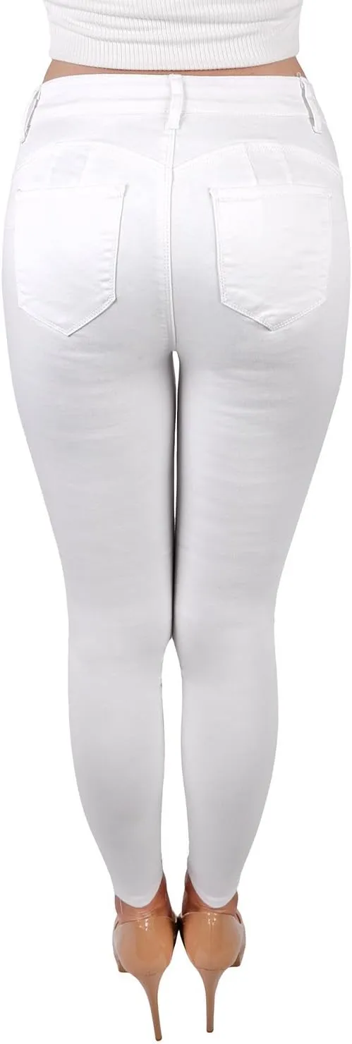 Wax Women's Juniors Basic Stretchy Fit Skinny Jeans