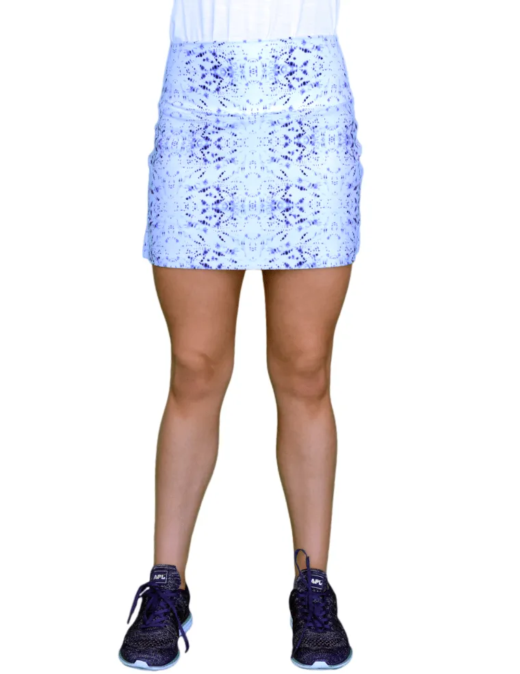 Wear It To Heart Itajime White High Waist Skort