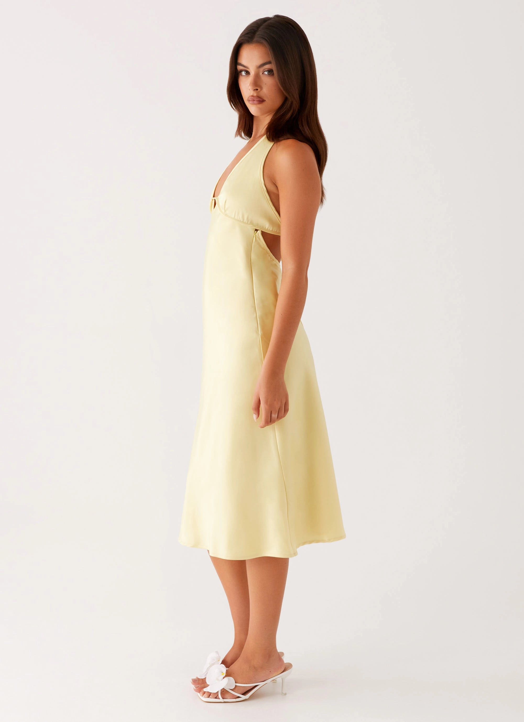 Davies Midi Dress - Yellow Quick Drying All Fitwear
