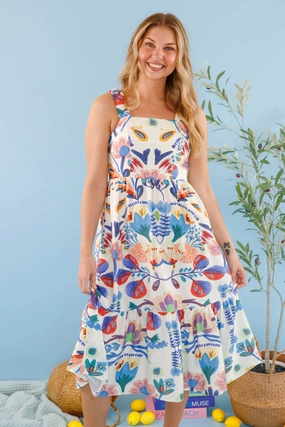 Sunny At the Sea Dress Modern and Feminine Relaxed Layers