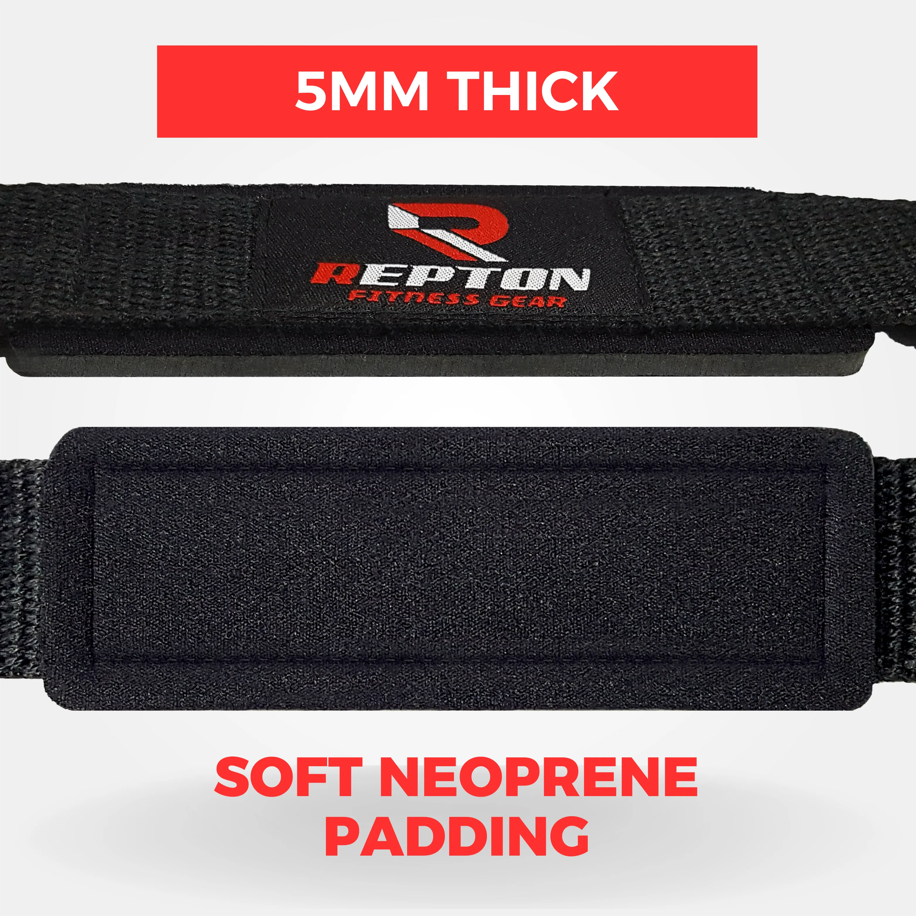 Weight Lifting Straps, Powerlifting Deadlifting, Anti Slip 60CM Hand Bar Grip, 5MM Neoprene Wrist Support, for Heavy Duty Bodybuilding